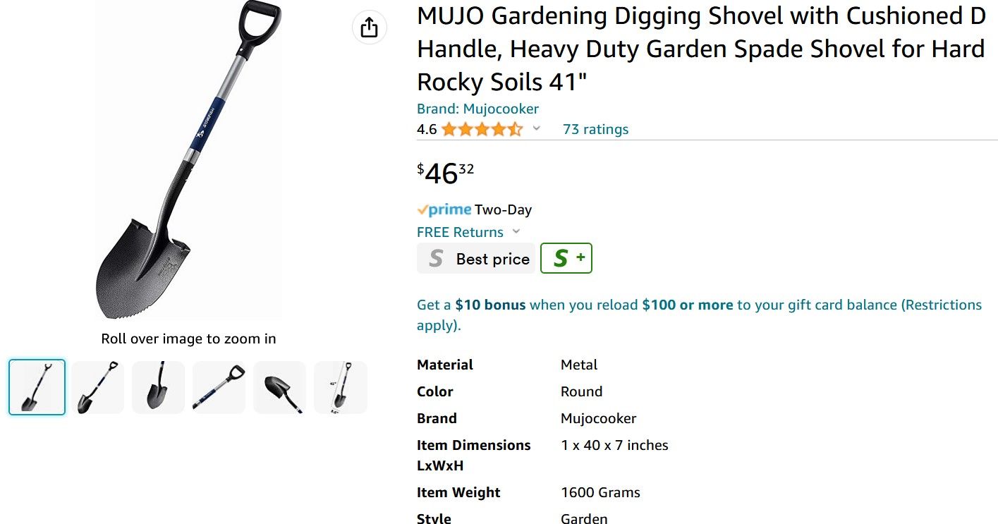 My electric tiller was delivered a day early. The Café Square