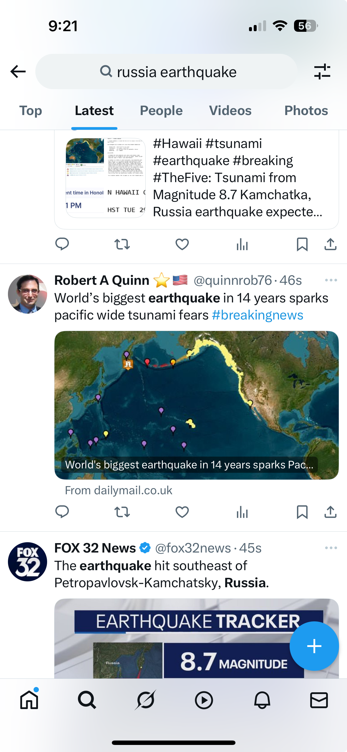 Earthquake los angeles 9 12